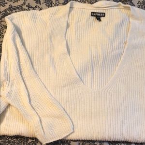 Express Short Sleeve Lightweight Sweater Sz M